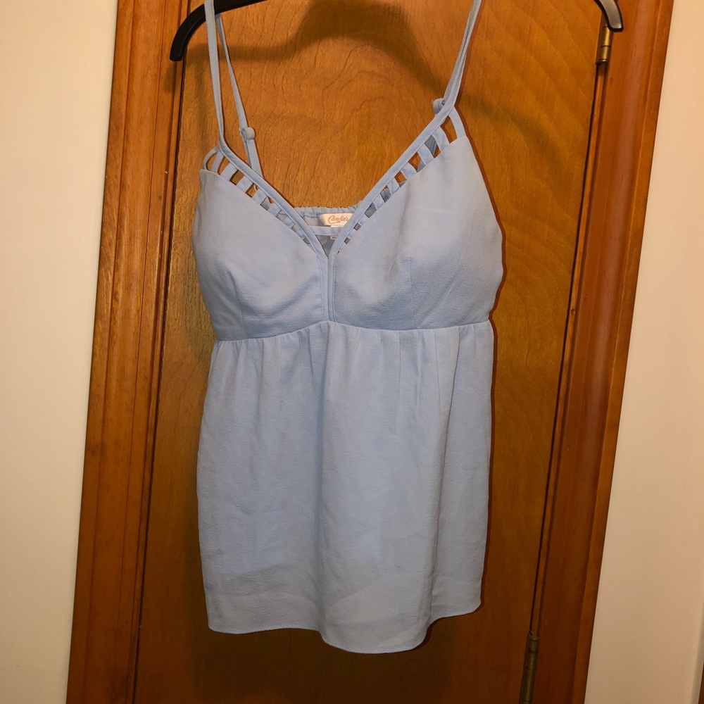 Padded tank blouse
